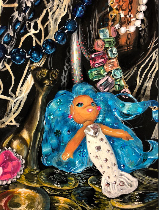 Angelina Aliberti, Mentor High School, 12th, Past's Value, Painting, Michelle Kane, Gold Key
