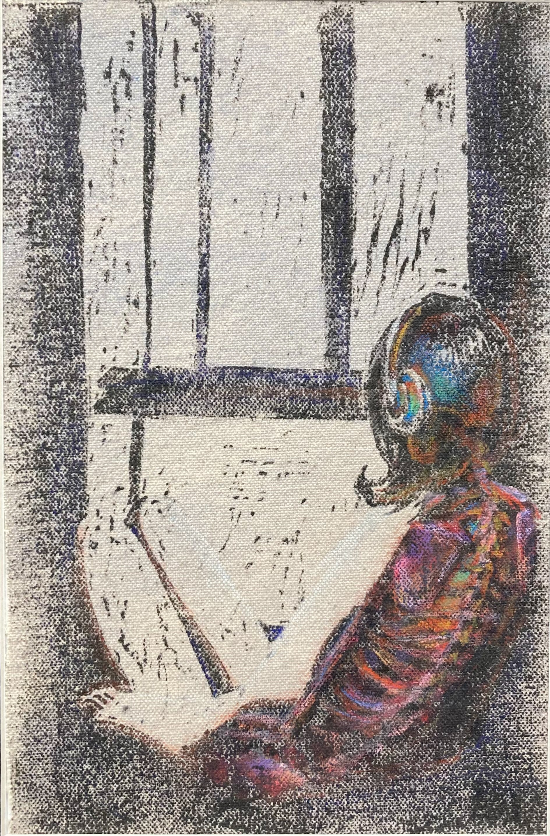 Madeline Leek, Bay Village High School, Grade 11, Joy, Drawing & Illustration, Educator: Thomas Schemrich, Honorable Mention