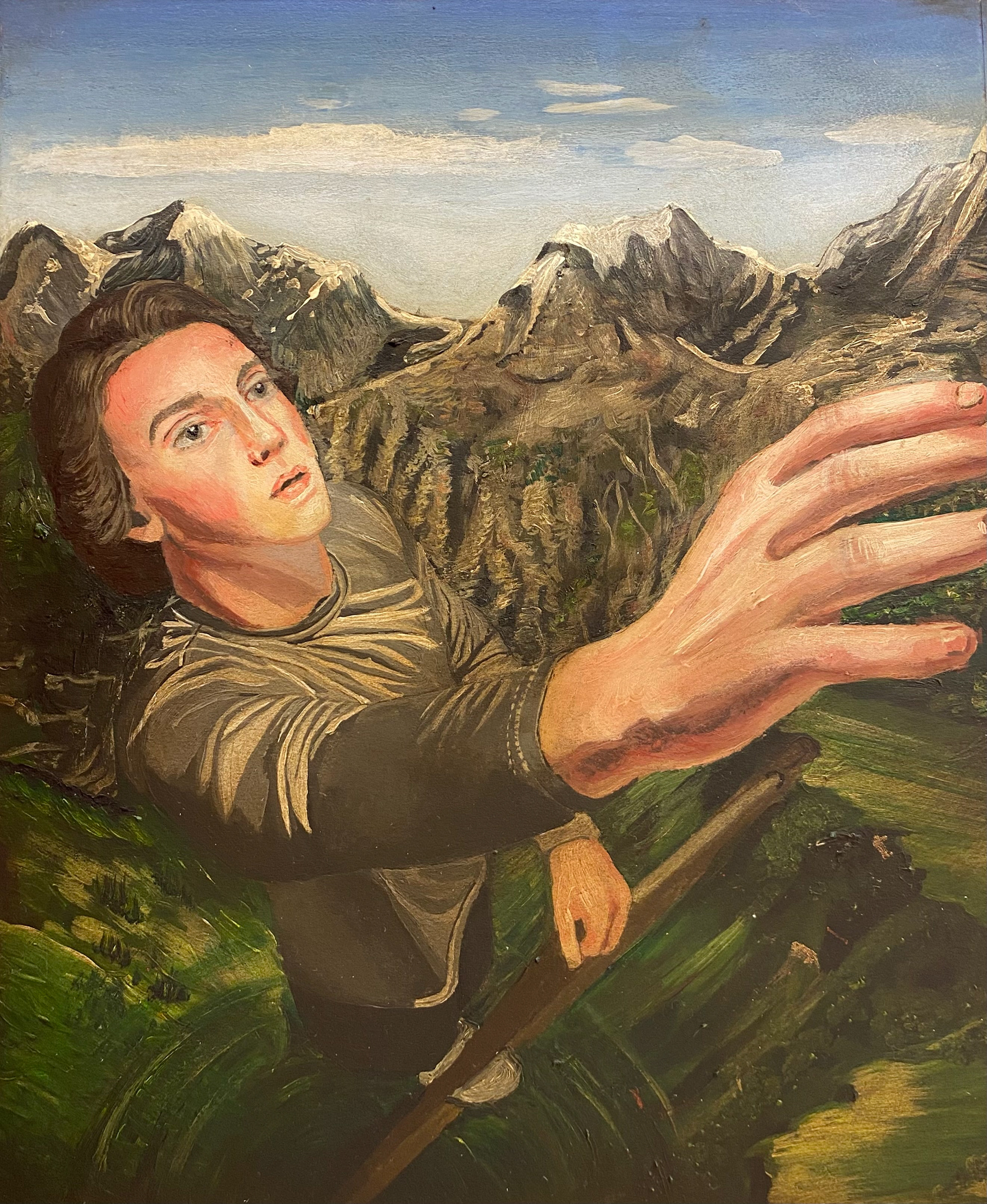 Devon Ambrus,Mentor High School,12th,Reaching,Painting,Michelle Kane,Gold Key