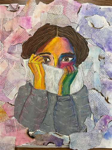 Claire Rubin,Chagrin Falls Middle School, 8th,Censored,Drawing & Illustration,Amy Fenton, Gold Key
