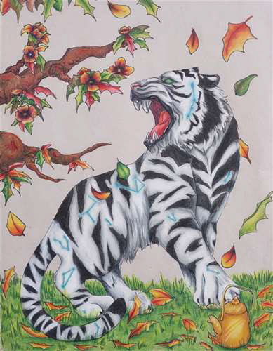 Brooklynn Neal, Madison High School, Grade 12, Yokai 3, Comic Art, Educator: Robin Heinrich, Honorable Mention