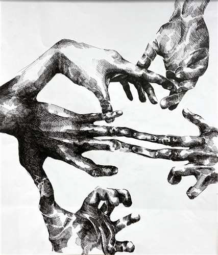 Clare Morrissey, Lakewood High School, Grade 12, Conjointed, Drawing & Illustration, Educator: Arline Olear, Silver Key