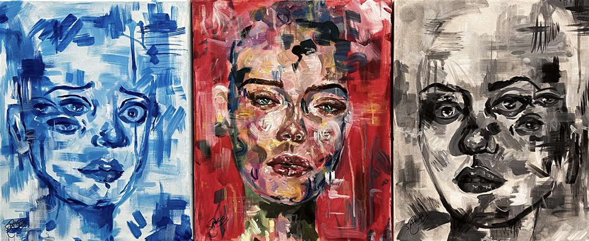 Bianca Sako, North Olmsted High School,12th, Trifecta, Painting ,Jason Krucek, Gold Key