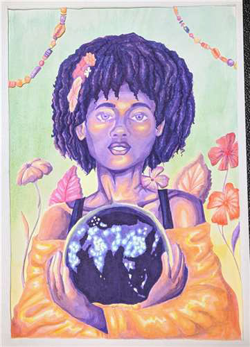 Kiera Hale, Solon High School, Grade 12, Selfsame, Drawing & Illustration, Educator: Jennifer Thompson, Honorable Mention