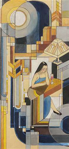 Caitlin Wong,Mentor High School,12th,Sophisticated Lady,Drawing & Illustration,Michelle Kane, Gold Key