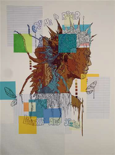Jasmine Neumann, Hathaway Brown School,10th, Lady Coleoptera,Mixed Media,Shelly Ahern, Gold Key