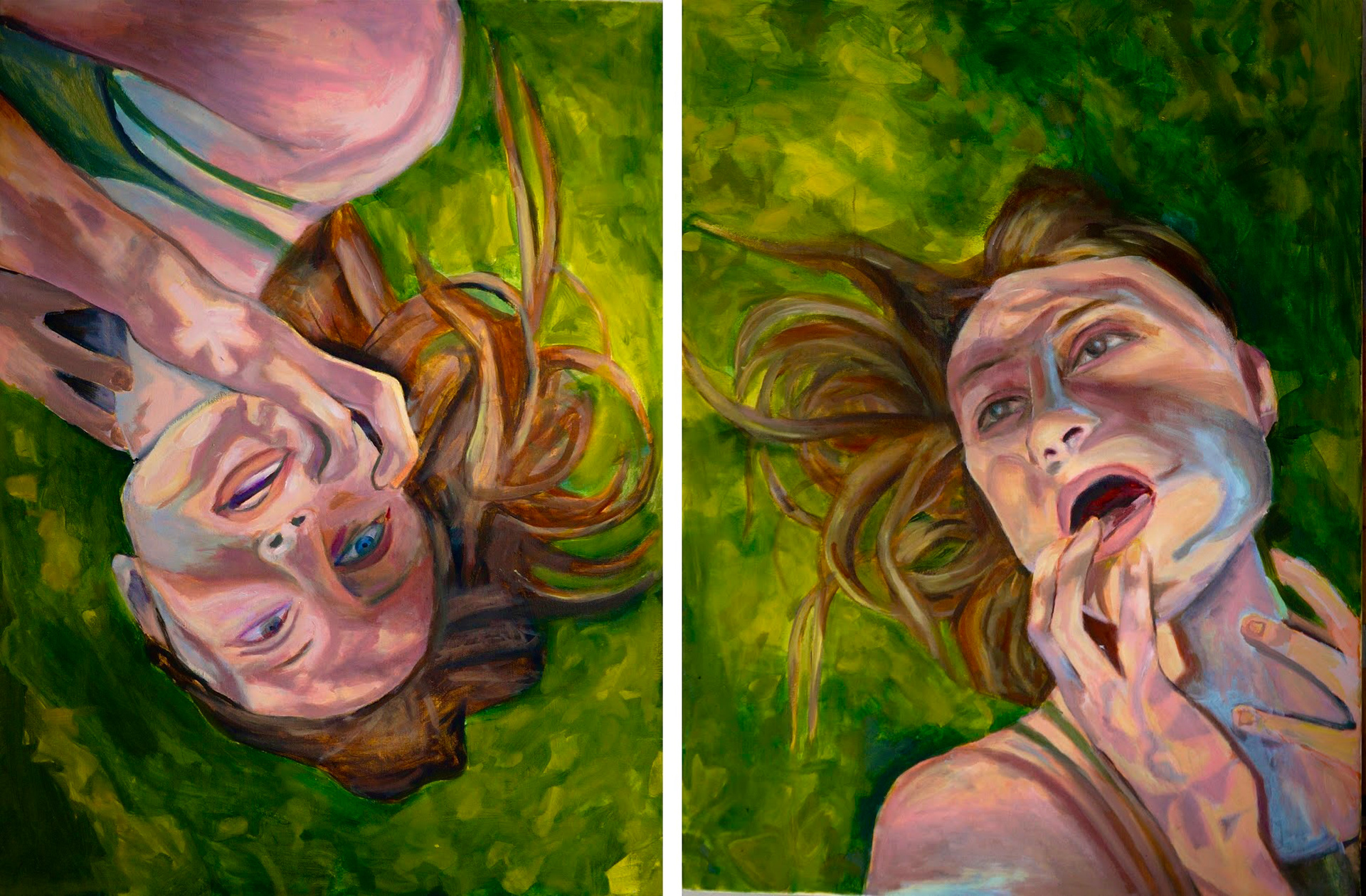 Emily Frazier, Orange High School, 12th, Anguish, Painting, Dan Whitely, Gold KeyCharlie
