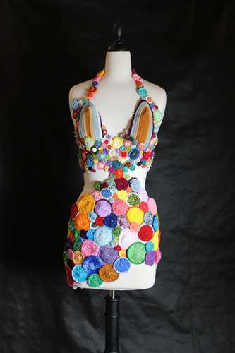 Maggie Quinn, St. Joseph Academy, Grade 12, Every Drop of Color, Fashion, Educator: Tammy Sparks, Silver Key