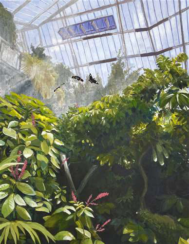 Nora Katiyar,Laurel School,Cloud Garden, Painting,12th, Catherine Butler, Gold Key