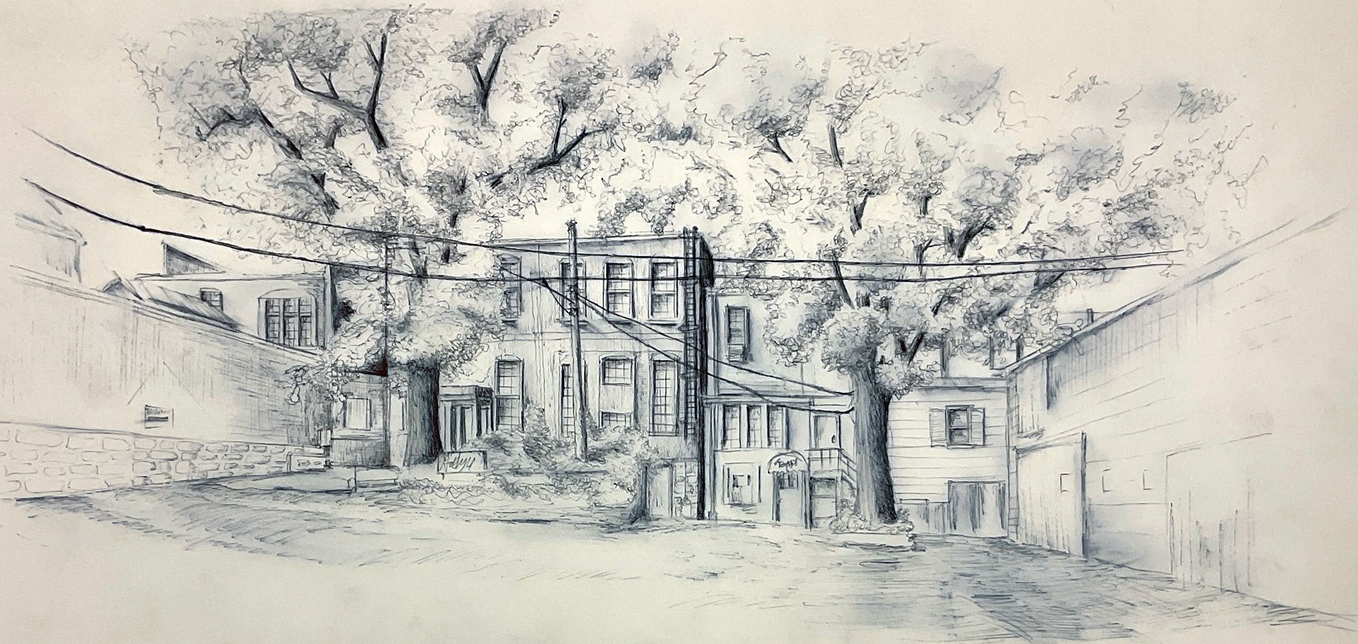 Charles Taylor,Chagrin Falls High School,11th,Parking Lot,Drawing & Illustration,Jill Eisert, Gold Key