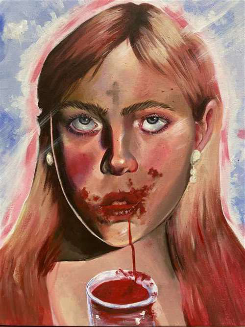 Leilani Davis,North Olmsted High School,12th,The Body of Him,Painting,Jason Krucek,Gold Key