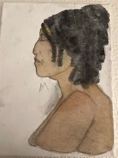Lux Strawser, Solon Middle School, Grade 8, A moment of Calm, Painting, Educator: Lindsay Trutza, Silver Key