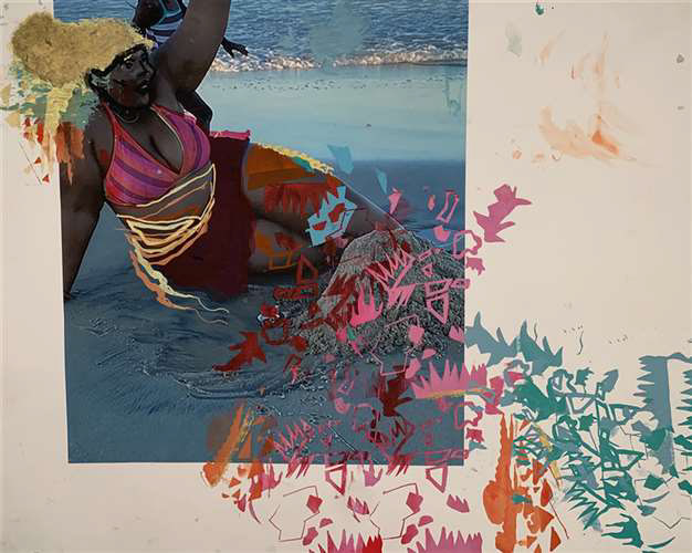 Chloe Echols, Hathaway Brown School, Grade 12, In the Fragments of Who I Am, Printmaking, Educator: Shelly Ahern, Silver Key