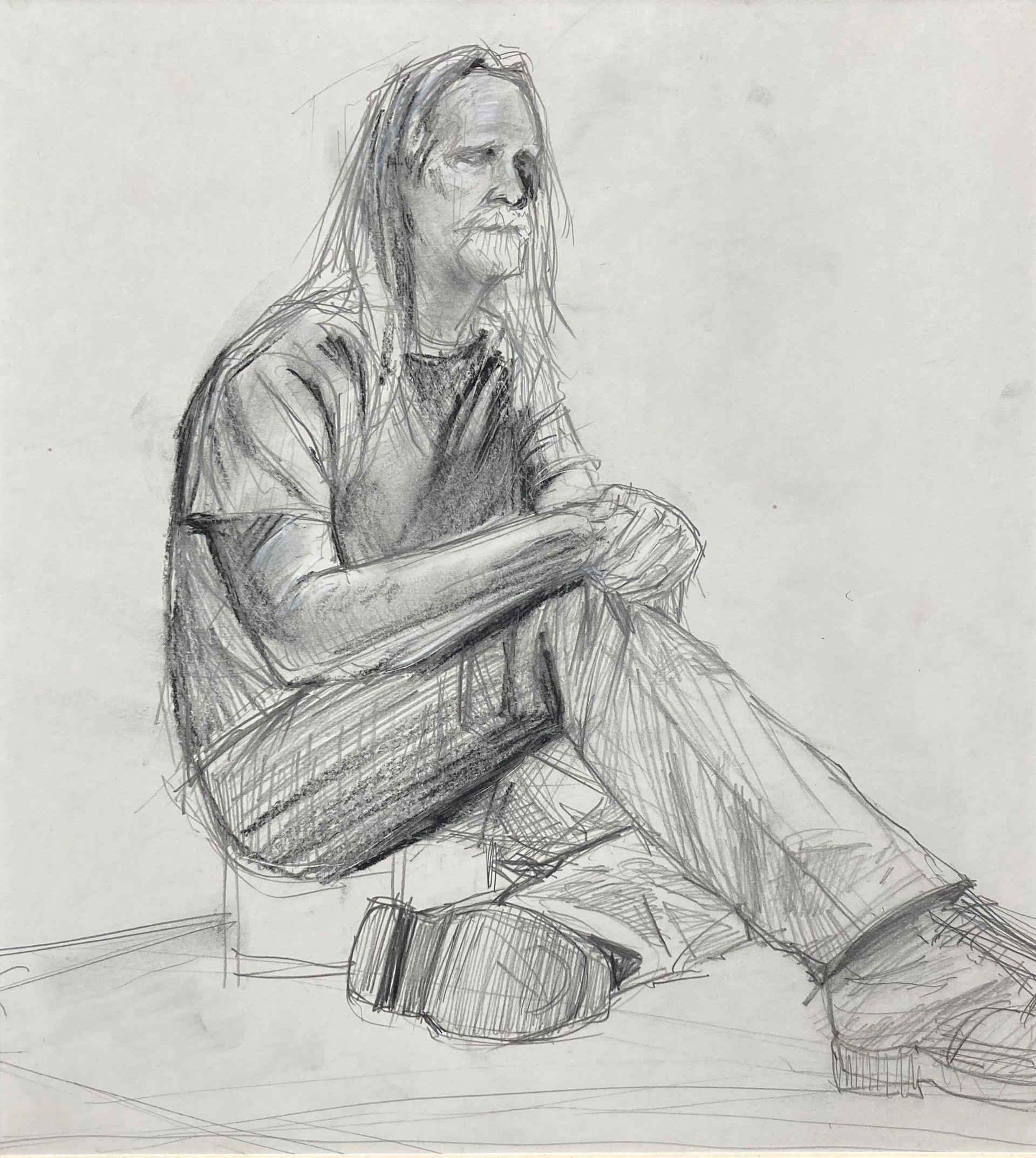 Madeline Leek, Bay Village High School, Grade 11, Figure Drawing, Drawing & Illustration, Educator: Thomas Schemrich, Honorable Mention