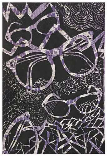 Courtney Alexander, Orange High School, Grade 10, Perspective, Printmaking, Educator: Melissa Conrad, Honorable Mention