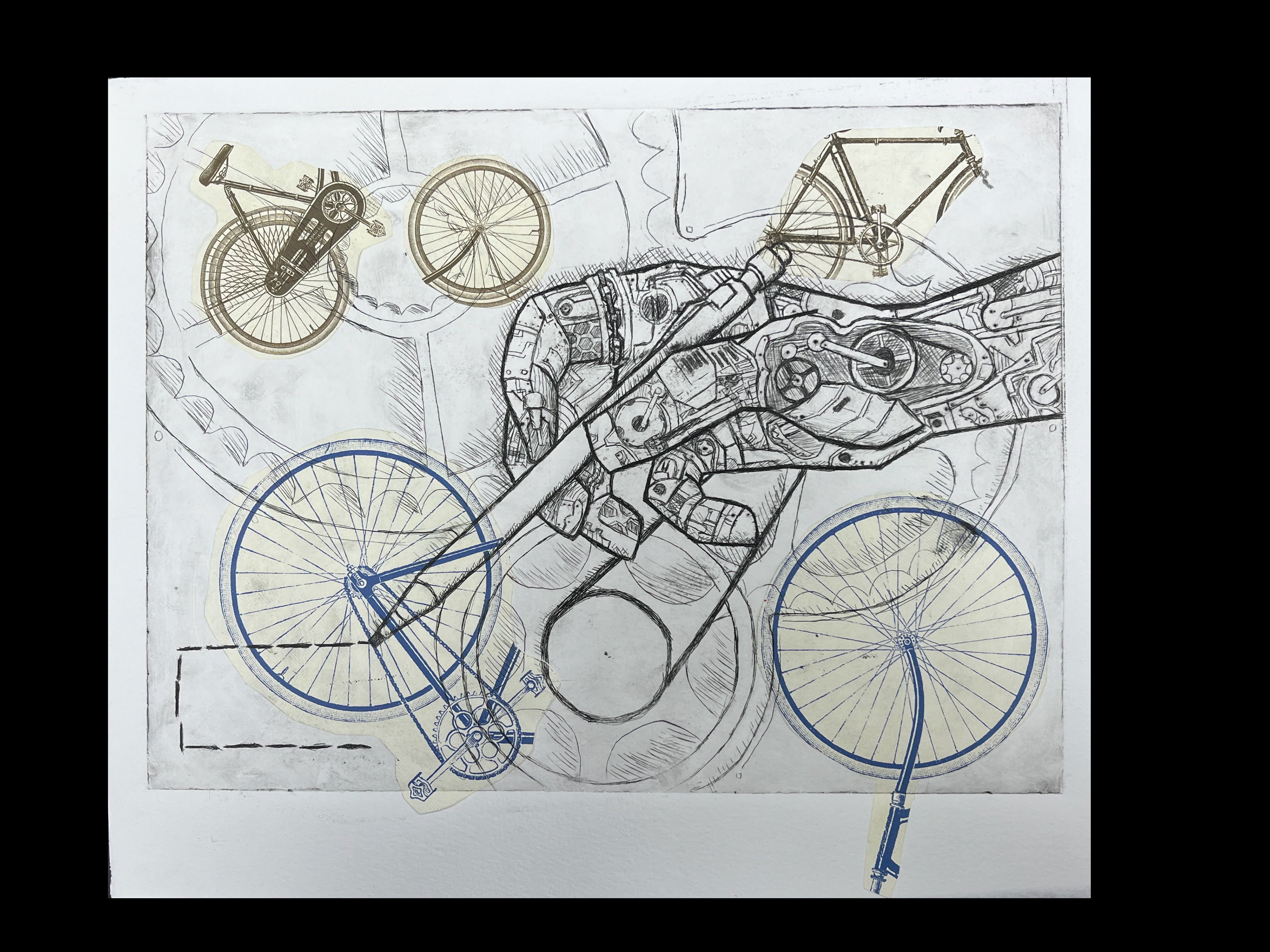 Gemma Klisovic,Orange High School,11th, Geared Up,Printmaking,Melissa Conrad, Gold Key