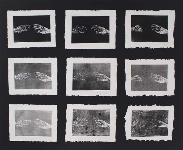 Ida FitzGordon, Shaker Heights High School, Grade 12, Reaching, Printmaking, Educator: Karen Mehling-Howson, Honorable Mention