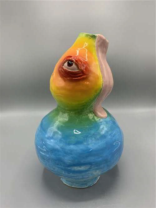 Sophia Boland, Brecksville Broadview Hts High School, Grade 10, Melonhead Licker, Ceramics & Glass, Educator: Mary Shaffer, Honorable Mention