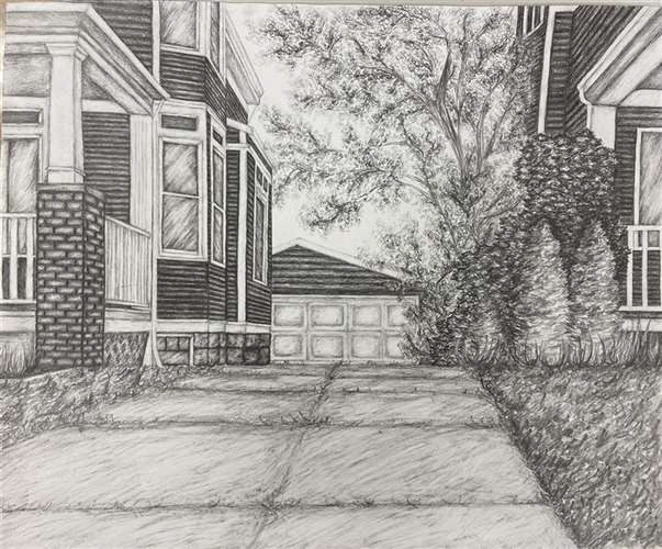 Rosemary Cronin, Lakewood High School, Grade 11, A Robinwood Strool, Drawing & Illustration, Educator: Arline Olear, Silver Key