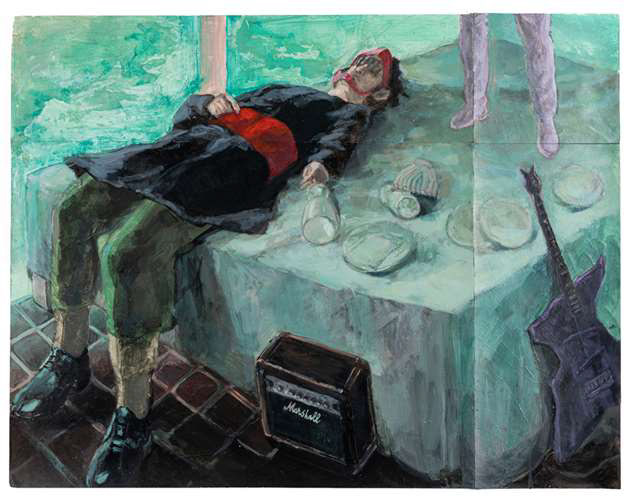 Andy Oh, Andrews Osborne Academy, Grade 12, The Priest, Painting, Educator: Jessie Barbarich, Honorable Mention