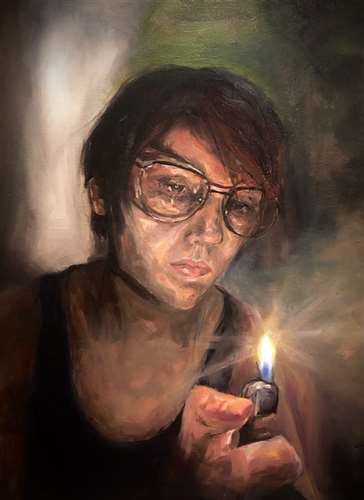 Aspen Vrudney,Kenston High School,12th,Ignite,Painting,Todd Malkus, Gold Key