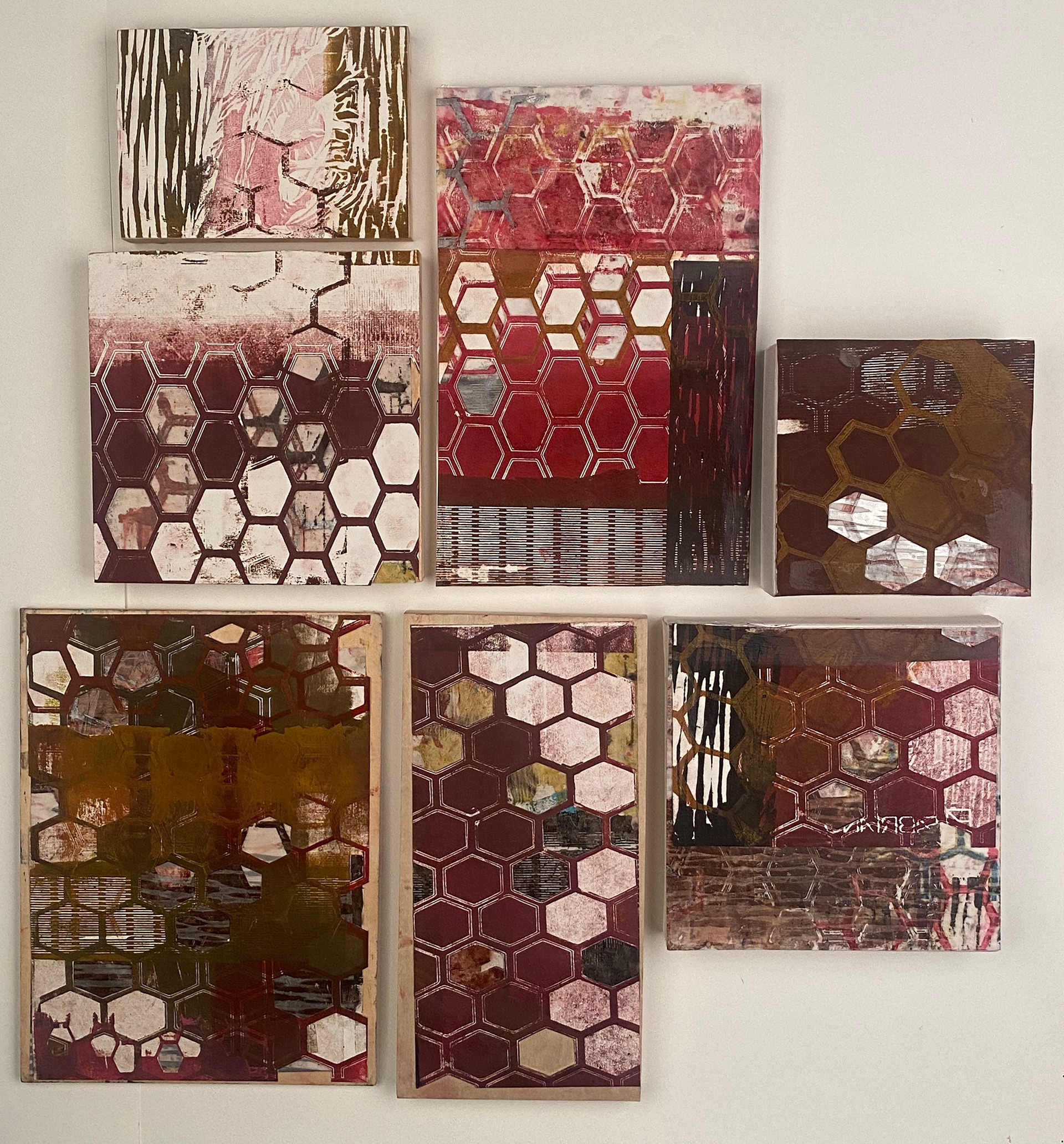Zoe Bennett, Hathway Brown School,12,The Broken Hive, Mixed Media,Shelly Ahern, Gold Key