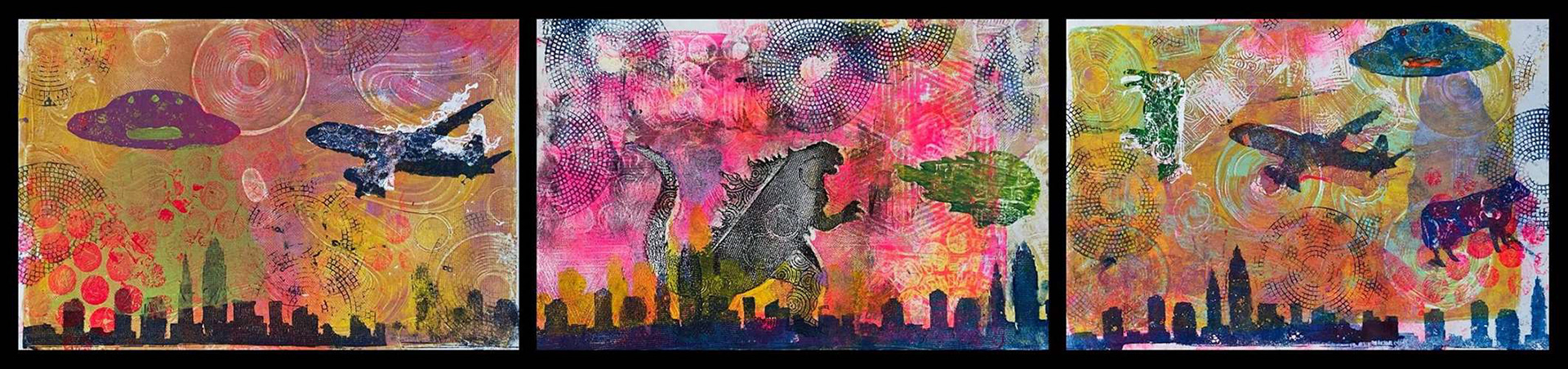 Maggie Lane, Lakewood High School, Grade 11, Cleveland, Ohio, Printmaking, Educator: Arline Olear, Honorable Mention