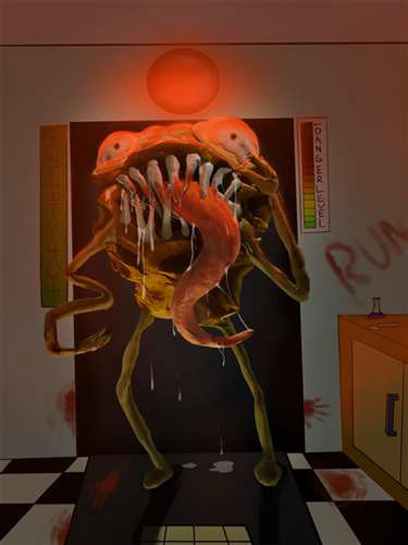 Zachary Huey, Chagrin Falls High School, Grade 9, Entity 404, Digital Art, Educator: Jill Eisert, Honorable Mention