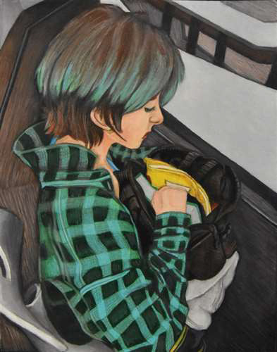 Sarah Korland, Orange High School, Grade 9, Study Hall, Drawing & Illustration, Educator: Ryan Kerns, Honorable Mention
