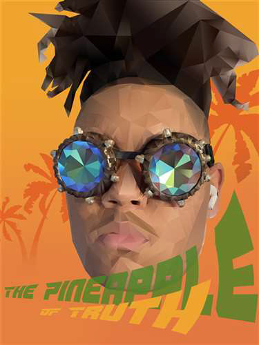 Clark Patterson, Orange High School, Grade 11, The Pineapple of Truth, Digital Art, Educator: Ryan Kerns, Honorable Mention
