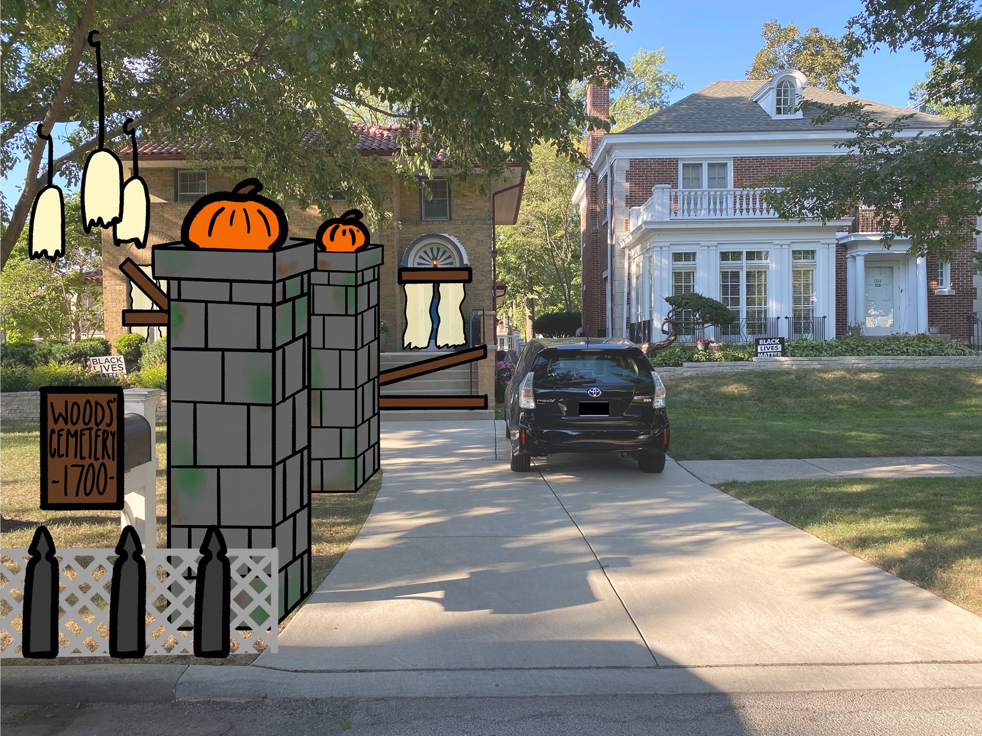 Driveway ideation sketch