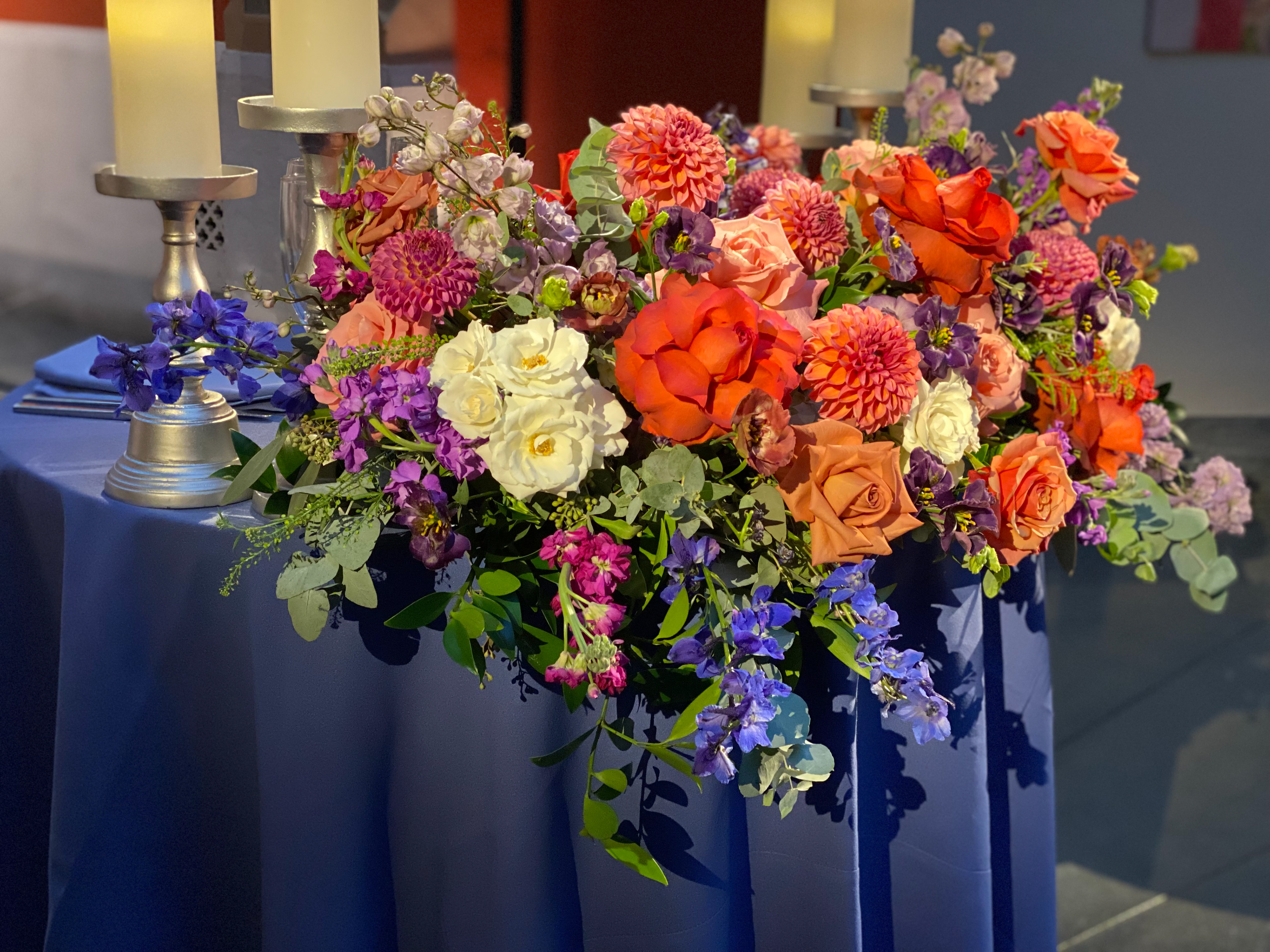 Lighting the floral details