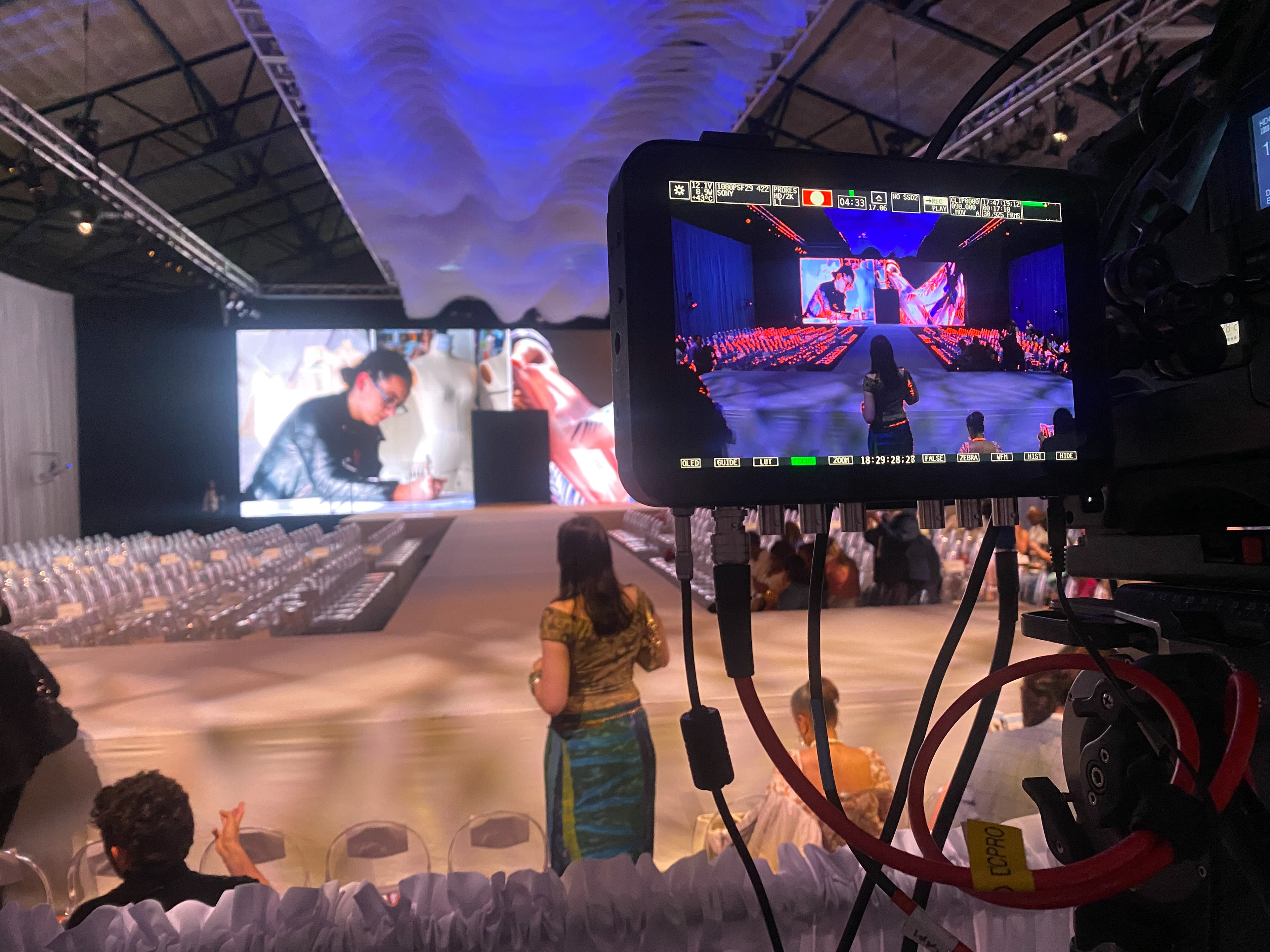 Camera 1 view for fashion show