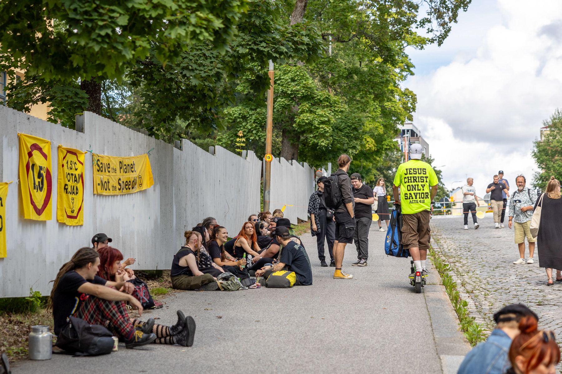 Elokapinan järjestämä rallikapina, 3.8.2024 Jyväskylä - Keskisuomalainen