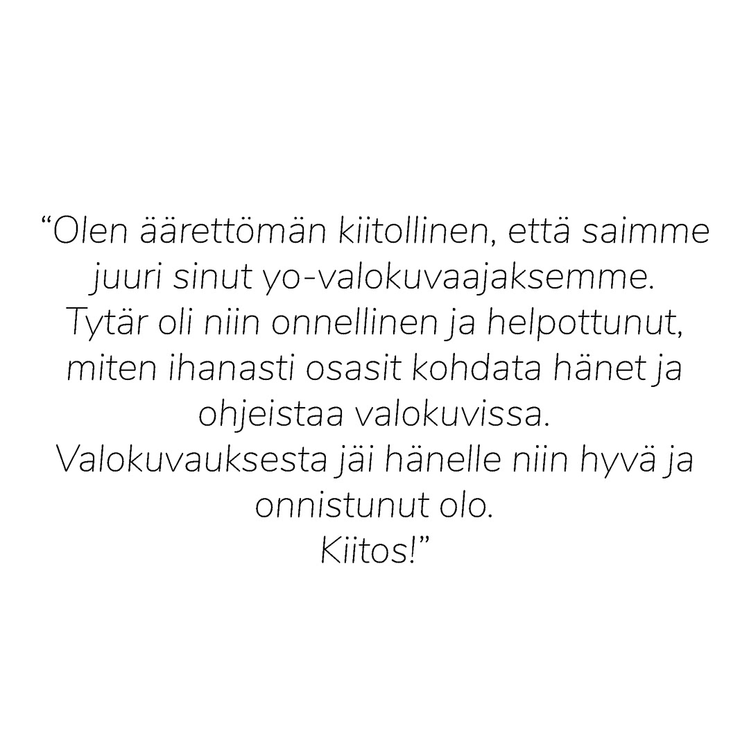 Palaute, Valokuvaaja Iina Kautto, Jyväskylä