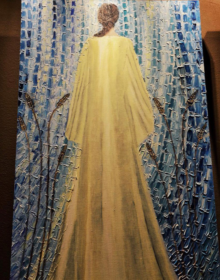 PROSPERITY PORTAL, Acrylics On Canvas, 140 x 90 cm