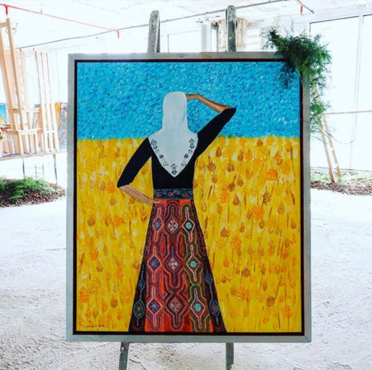 HOPE, ACRYLICS ON CANVAS, 120 X 100 cm