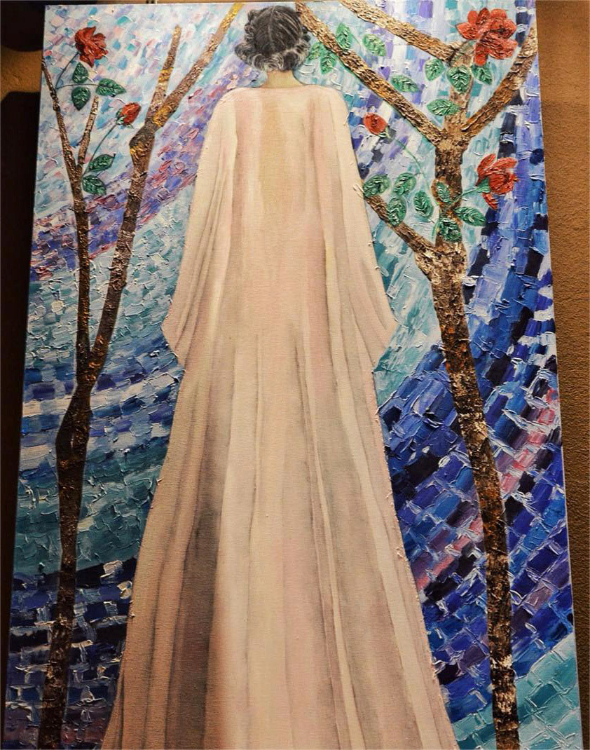 LOVE PORTAL, Acrylics On Canvas, 140 x 90 cm
