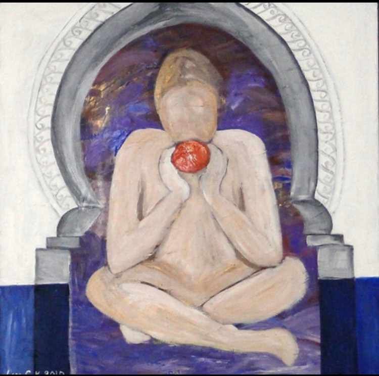 ENJOY, ACRYLICS ON CANVAS, 84 X 84 cm