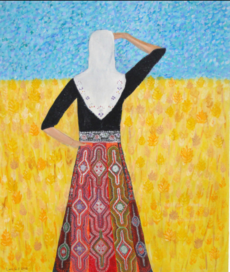 HOPE, ACRYLICS ON CANVAS, 120 X 100 cm - SOLD