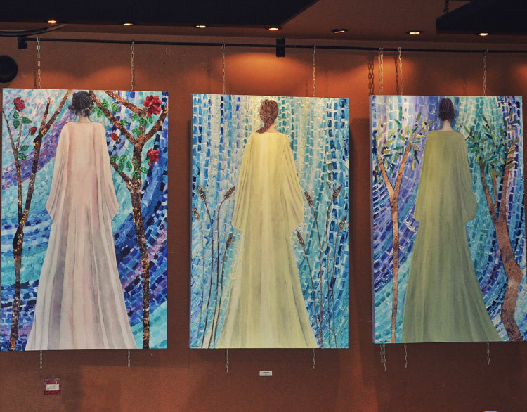 ENERGY PORTALS, Set Of Three, 140 x 90 cm Each