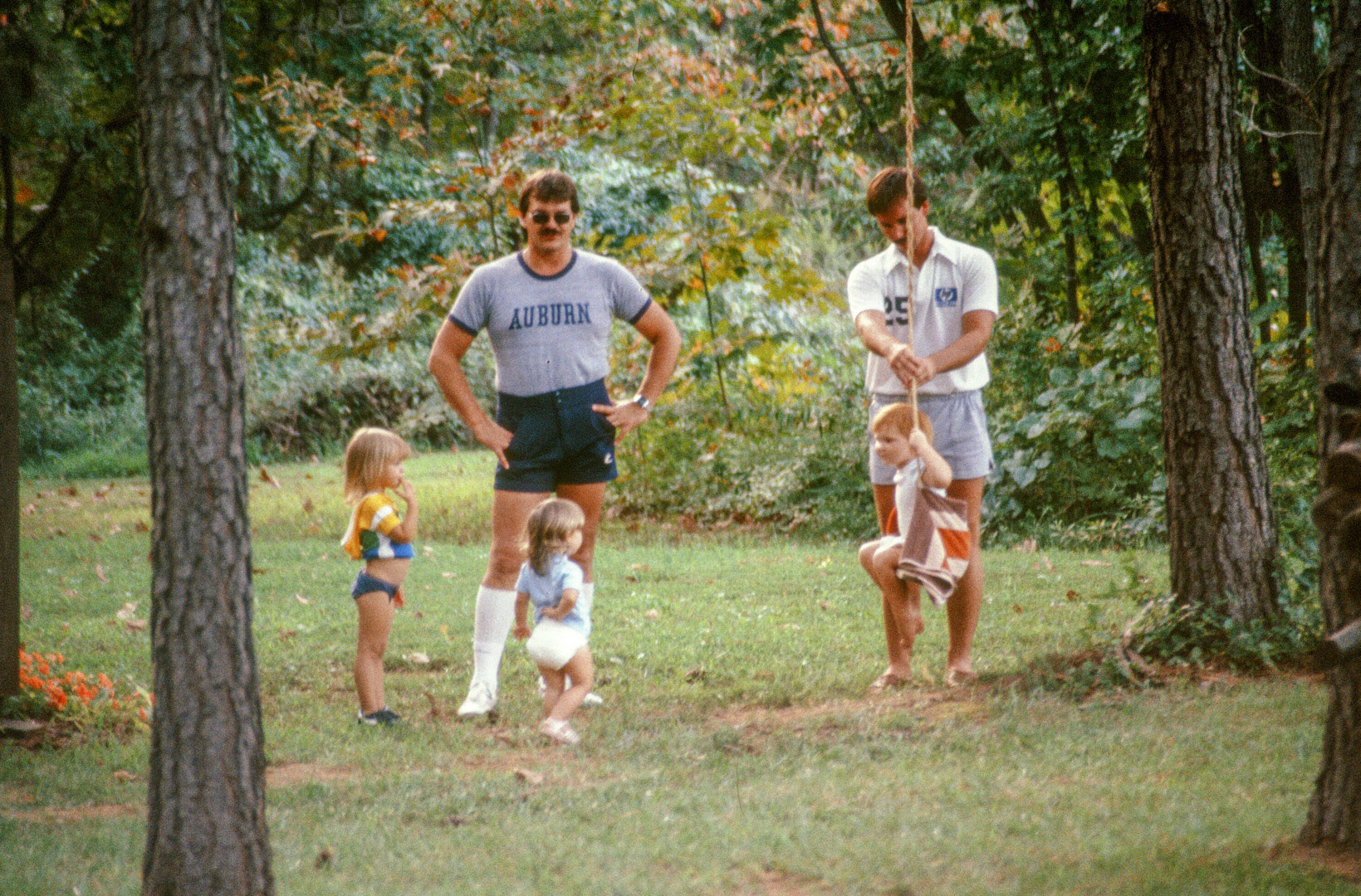 Dennis Clark, Bill Calk and kids