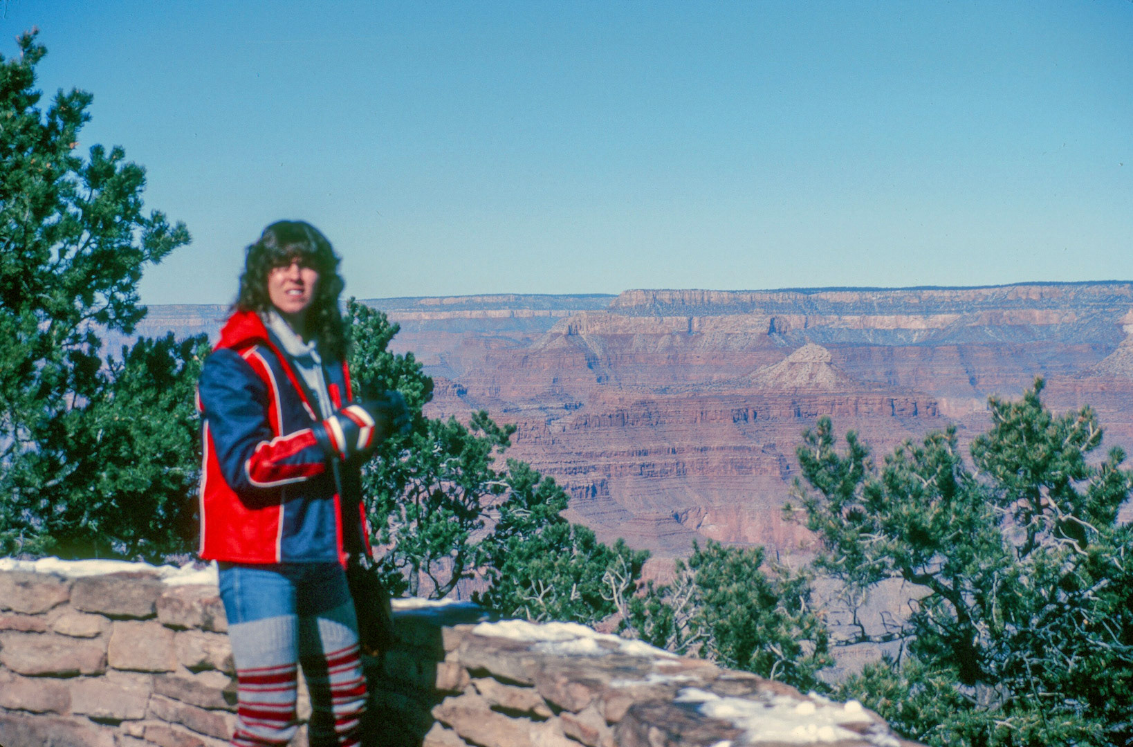 Patti at the Grand Canyon