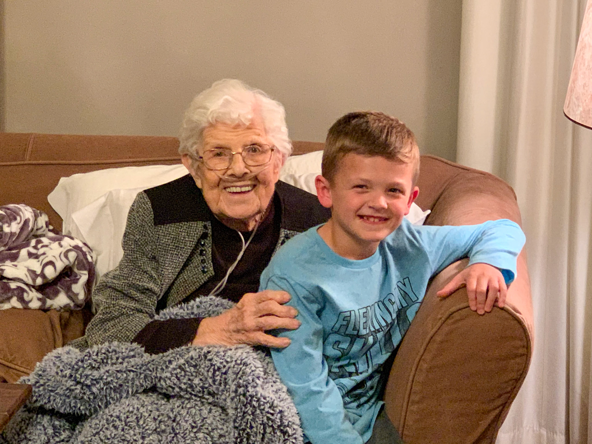 Grandma Ruby Shook with Max