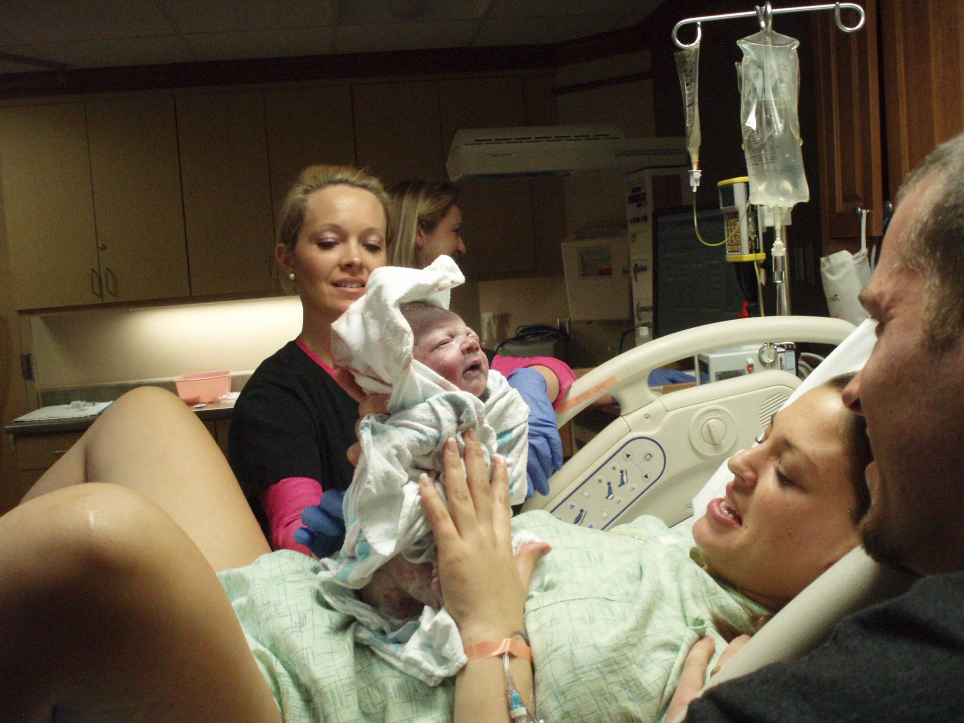 Lindsey just gave birth to Max