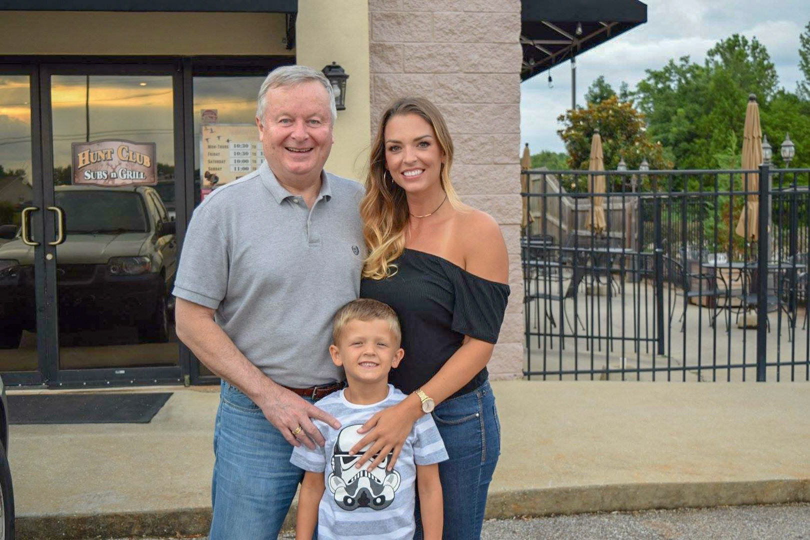 Celebrating Bill's birthday at The Hunt Club