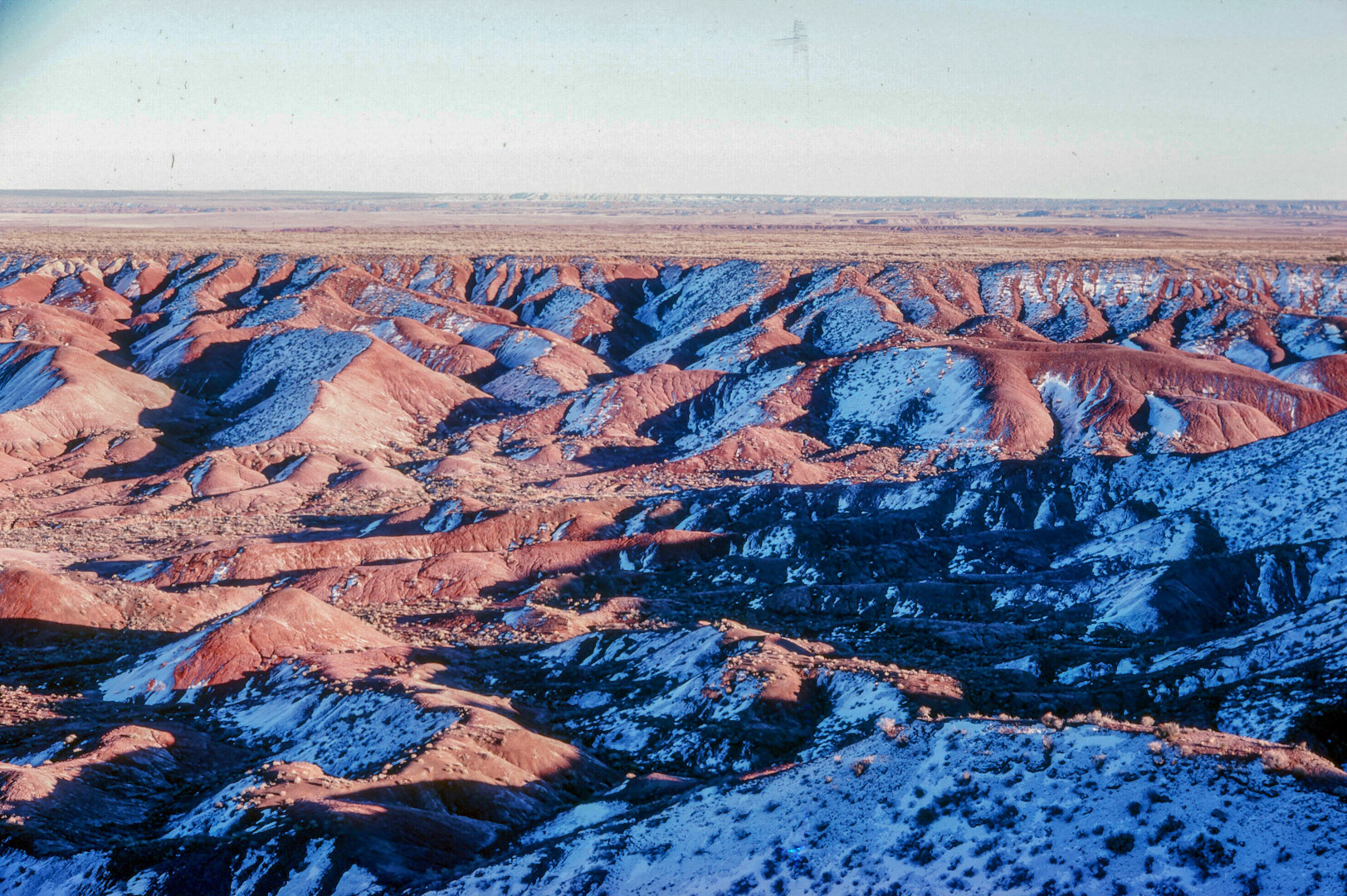 From the air
