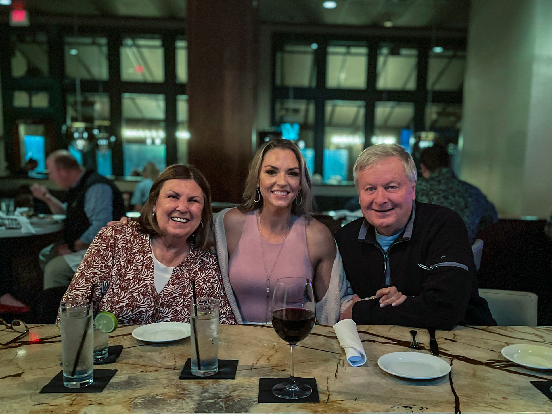 Patti, Lindsey and Bill at Grille On Main