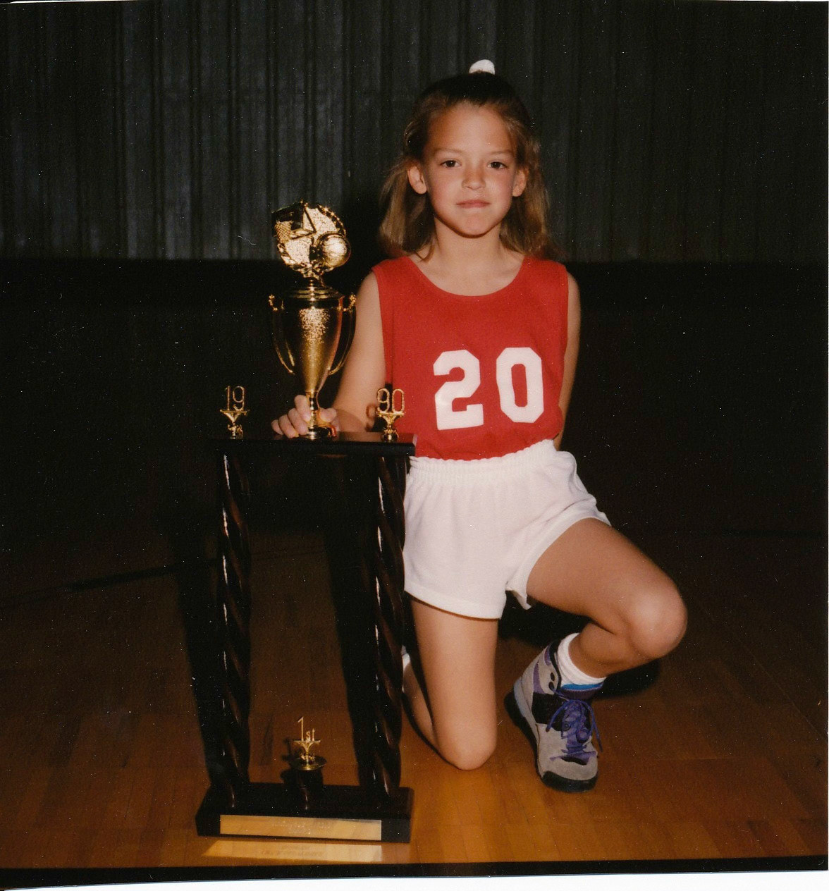 Lindsey's basketball trophy