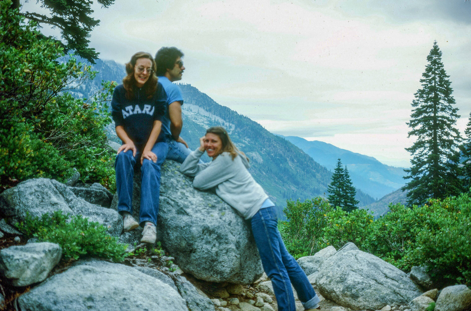 Nancy, Rich and Patti in the Sierras